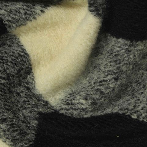 Plaid 100% Polyester Knit Fabric