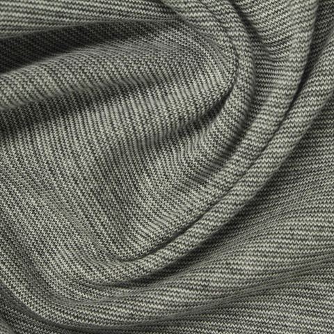 Heather Polyester Cotton Stretch Knit Fabric