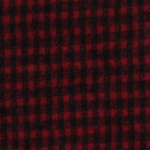 Fine Plaid Polyester Knit Fabric