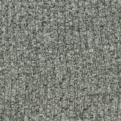Heather Viscose Polyester Stretch Rib Knit Fabric