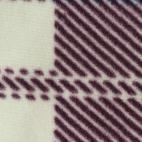 Bold Plaid 100% Polyester Fleece Fabric