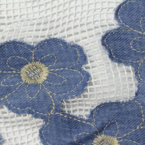 Bold Floral Cotton Polyester Knit Fabric