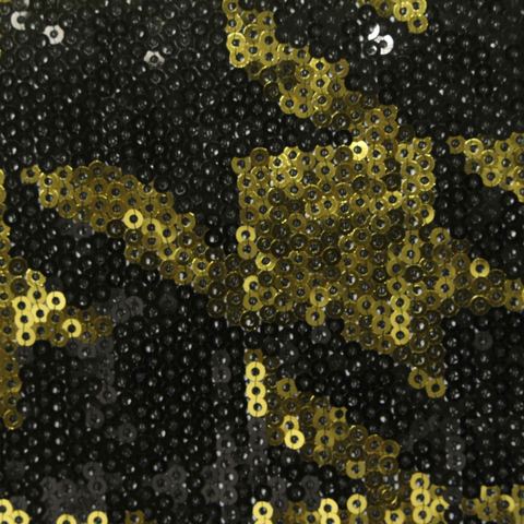 Animal Print Sequin Polyester Stretch Knit Fabric