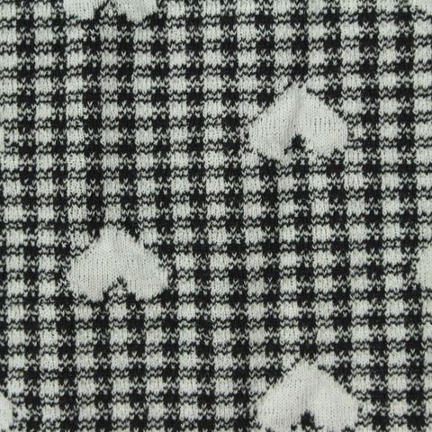 Black Houndstooth Jacquard