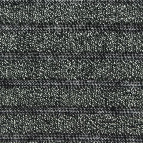 Striped Polyester Viscose Stretch Chunky Knit Fabric