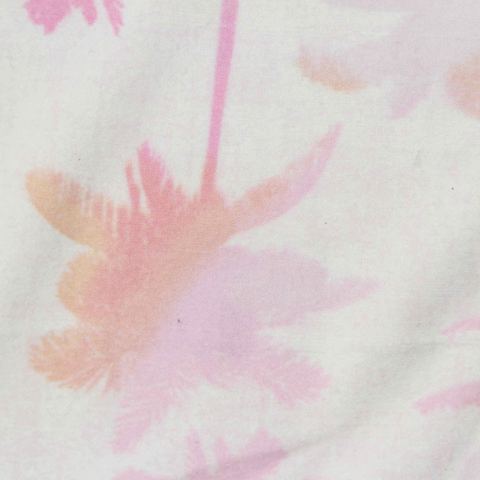Pink Palm Milk Silk Knit, Polyester