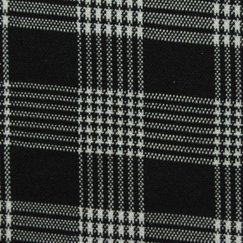 Bold Plaid 100% Polyester Knit Fabric
