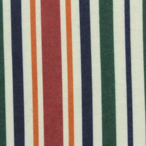 Bold Striped 100% Polyester Interlock Knit Fabric