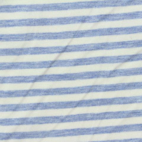 Striped Viscose Stretch Knit Fabric