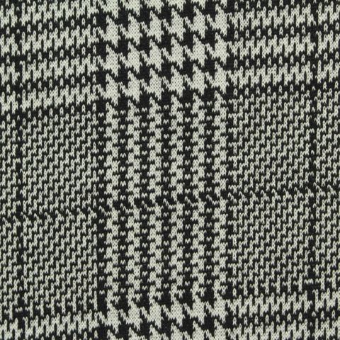 Fine Plaid Knit Fabric