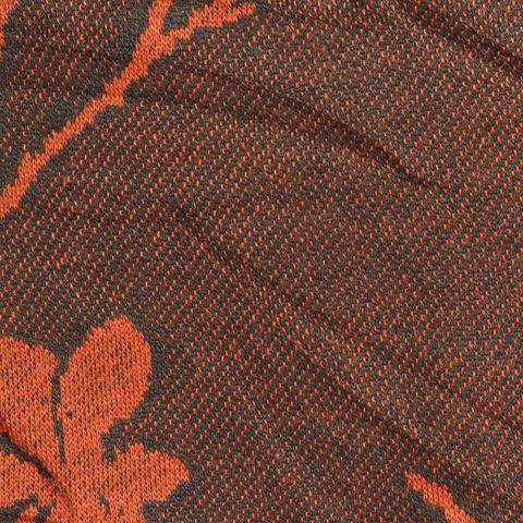 Bold Floral Polyester Cotton Knit Fabric