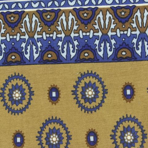 Printed Viscose Stretch Knit Fabric