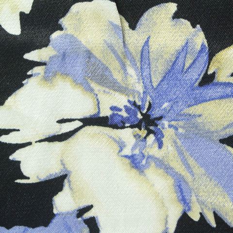 Bold Floral Satin Fabric