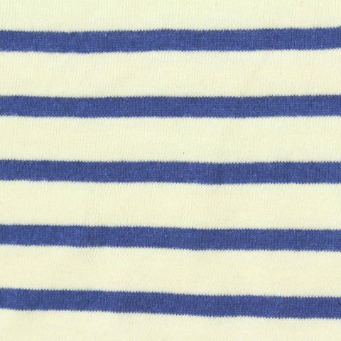 Striped Cotton Polyester Knit Fabric