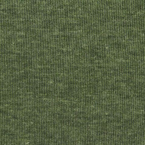 Heather Cotton Polyester Interlock Knit Fabric