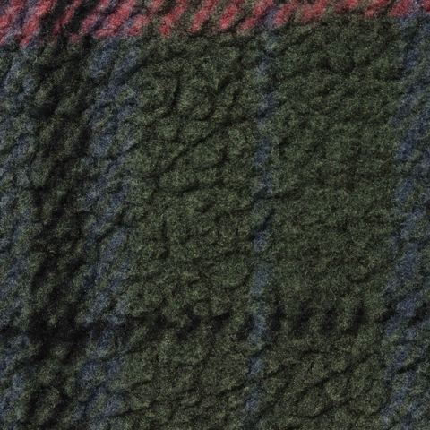 Bold Plaid 100% Polyester Knit Fabric