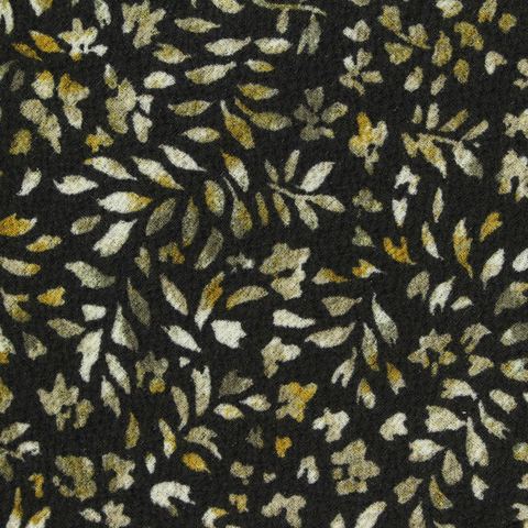 Fine Floral Polyester Stretch Knit Fabric