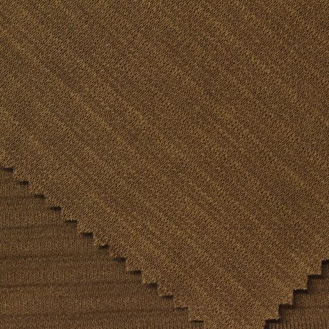 Heather Polyester Viscose Stretch Knit Fabric