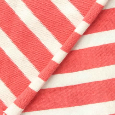 Striped 100% Cotton Jersey Knit Fabric