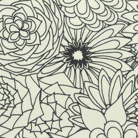 Bold Floral Cotton Stretch Knit Fabric