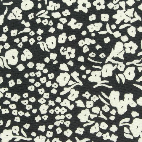 Off-White Floral Woven, Viscose
