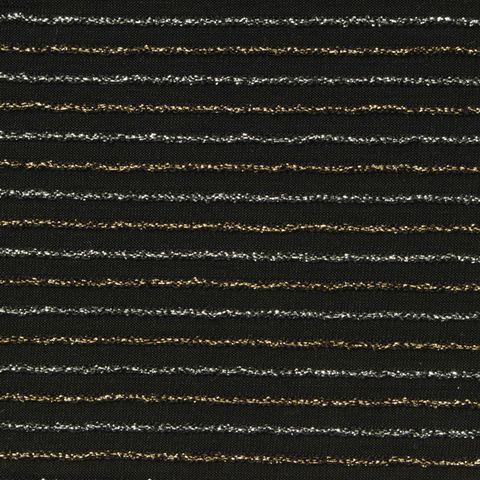 Striped Nylon Metallic Stretch Knit Fabric