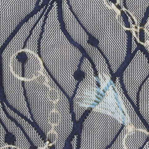 Jacquard Polyester Stretch Lace Fabric
