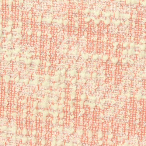Cream Textured Bouclé, Poly-Cotton