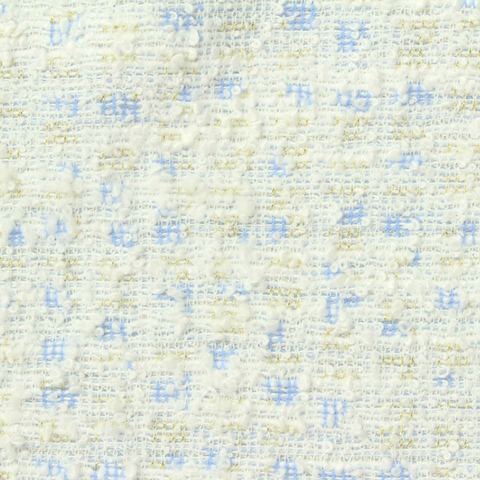Heather Polyester Metallic Stretch Bouclé Fabric