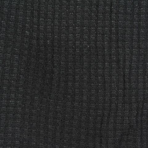 Heather Viscose Stretch Waffle Knit Fabric