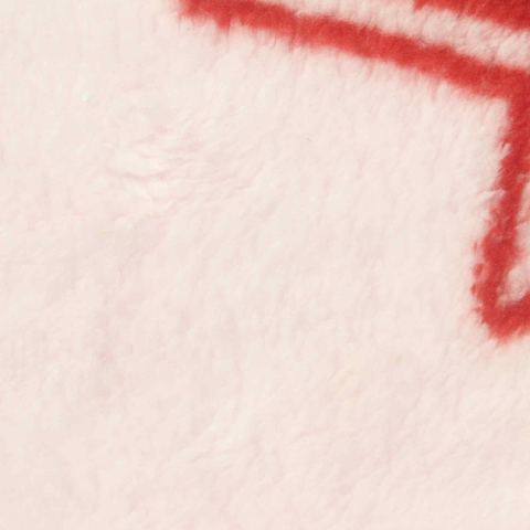 Red Geometric-Line Interlock Knit, Polyester
