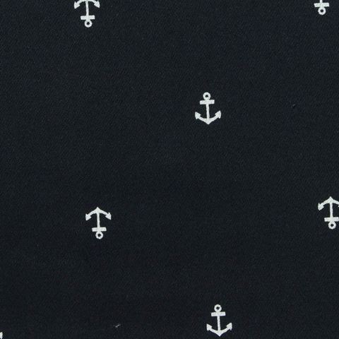 White Anchors Sateen, Cotton