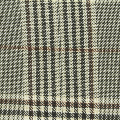 Bold Plaid Polyester Viscose Woven Fabric