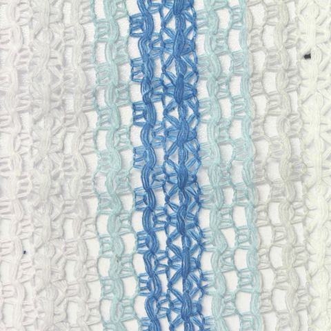 Striped 100% Polyester Knit Fabric