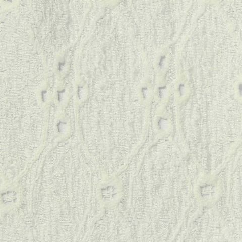 Cream Tone-on-Tone Warp Knit, Polyester