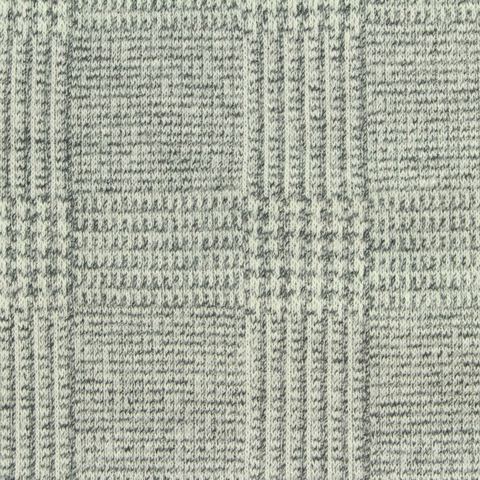 Bold Plaid Cotton Polyester Knit Fabric