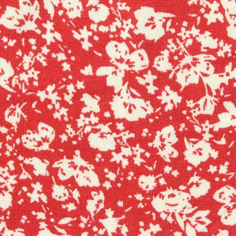 Floral Viscose Stretch Jersey Knit Fabric
