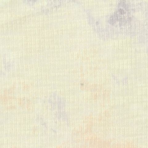 Printed Slub Polyester Viscose Rib Knit Fabric