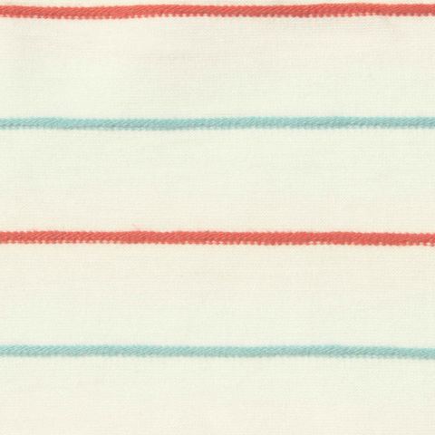 Fine Striped Polyester Viscose Stretch Knit Fabric