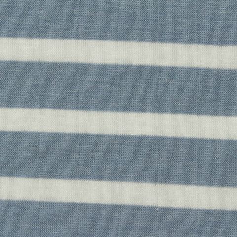 Striped Polyester Viscose Stretch Jersey Knit Fabric