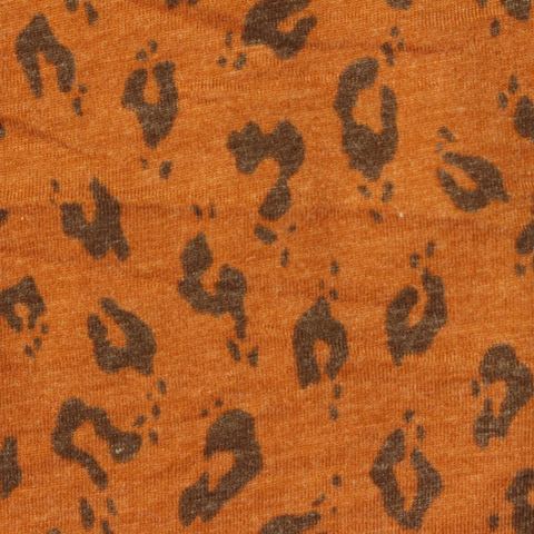 Animal Print Cotton Polyester Jersey Knit Fabric