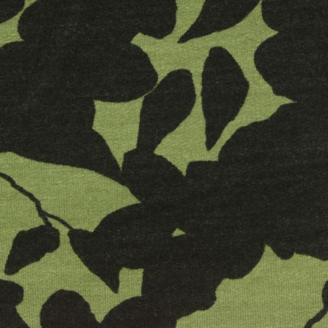 Dark Green Camo French Terry, Poly-Viscose