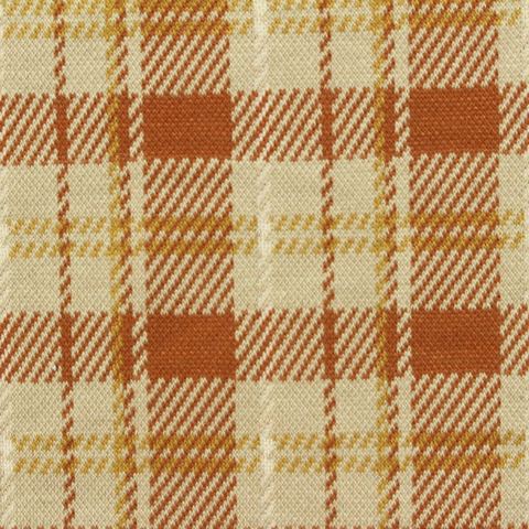 Bold Plaid Polyester Viscose Stretch Knit Fabric