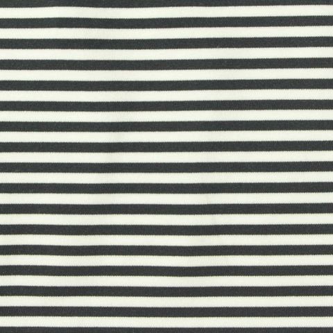 Striped Polyester Stretch Knit Fabric