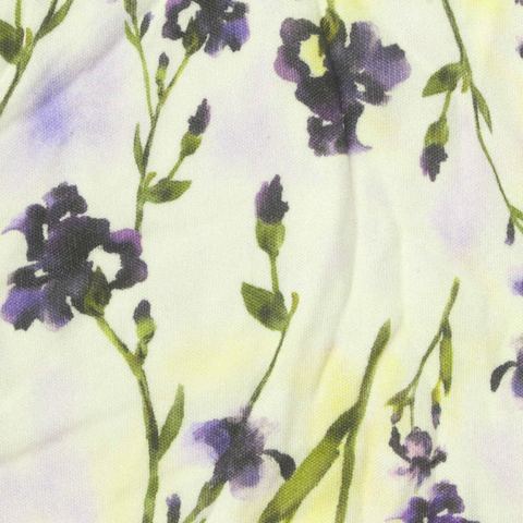 Bold Floral 100% Silk Knit Fabric
