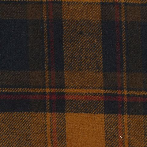 Bold Plaid Cotton Polyester Woven Fabric