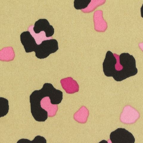 Animal Print Linen-Look Fabric