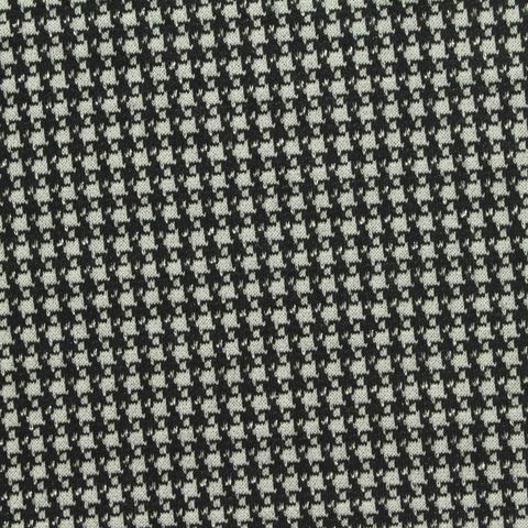Fine Plaid Polyester Stretch Knit Fabric