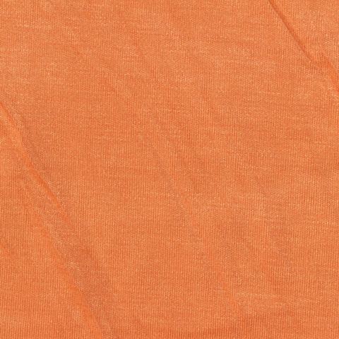 Orange Marl Jersey Knit, Viscose-Poly