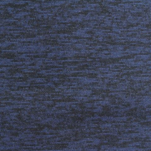 Blue Heathered-Marl Jersey Knit, Polyester